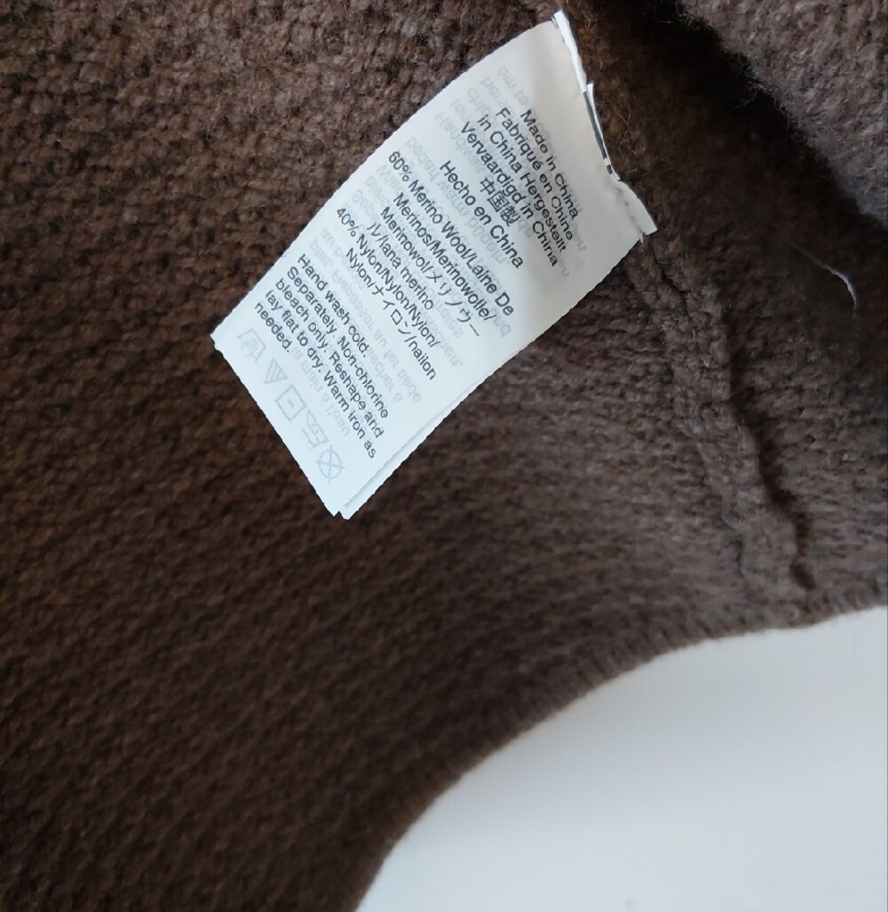Madewell Merino Blend Open Front Cardigan Blazer Housecoat - Picture 6 of 7